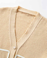 Aelani – Strickjacke mit Statement-Taschen